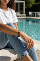 Bracciale Domar Donna Bracciale pietre dure in Lega metallica Peridoto BR-SHA-4 - BR-SHA-4